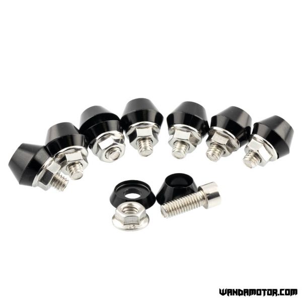 Wheel bolt set Monkey black